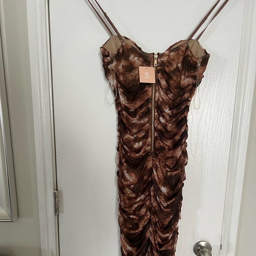 Brand New Miss Lola Cream Party Dress